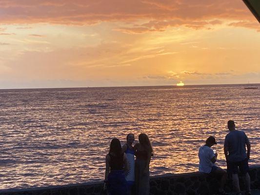 What a sunset (green flash, too)