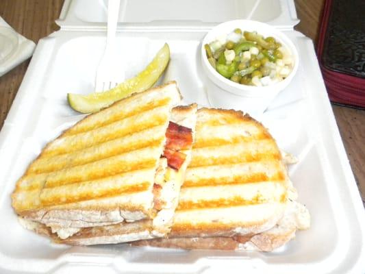 Another Grill cheese Panini with bacon and tomato