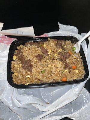 Beef fried rice