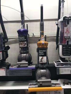 The purple vac on the left was the model we had that they sold or "recycled"