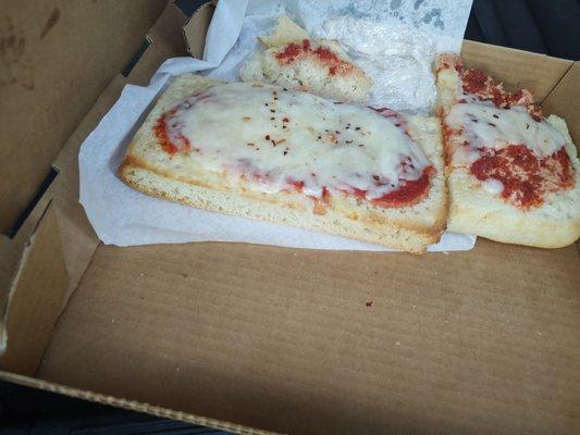 This is supposed to be a Sicilian pizza.  Went in the trash. Wasted money.