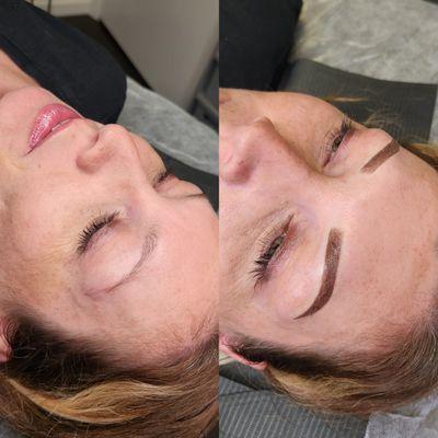 Ombre brows
(Permanent makeup)