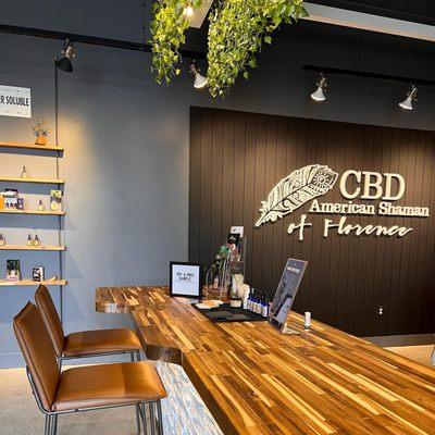 Try a free CBD sample of our best sellers at our sample bar!