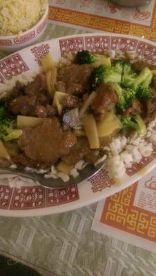 Ming's Beef! Yum!