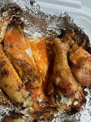 Wings with buffalo sauce