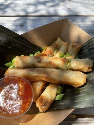 Lumpia. My mouth is watering just thinking about it.