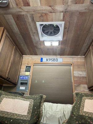 Gamblers RV ceiling exhaust fan install