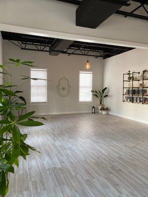 Our large, open studio space offers room for all.