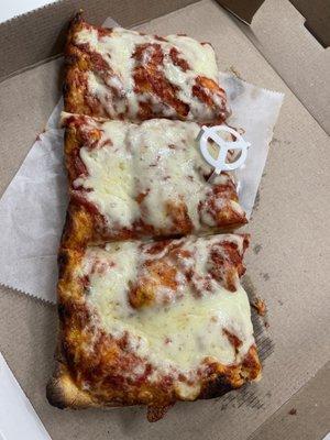 Joes incredible Sicilian pizza