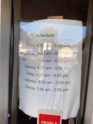 Store hours .