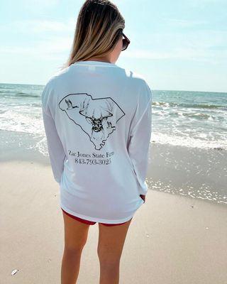 From the boat to the beach, beat the heat with our new Zac Jones State Farm Performance Fishing Shirt  Customers st...