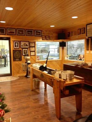 The Museum/Cheese making view area.