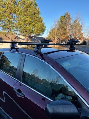 Ward reinstalled my Yakima roof rack! They sell these too!!