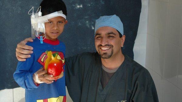 I found this online about Dr. Mehta in South America to volunteer his surgery expertise for young children born with birth defects.