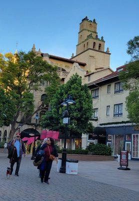 Mrs. Tiggy-Winkles is right across the way from the historic Mission Inn.