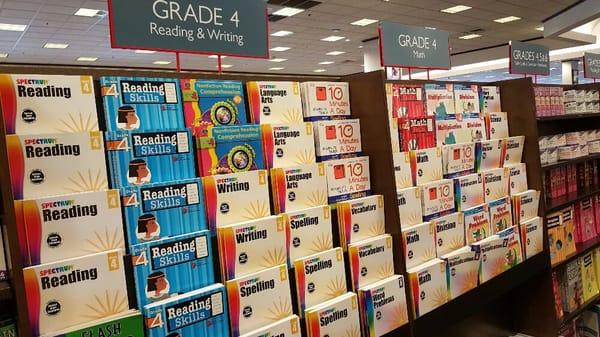 Teachers and homeschoolers take note: we have a dedicated school and workbook section just for you!