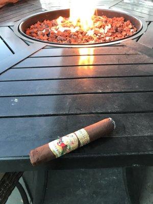 Inaugural smoke of the San Cristobal Revelation.