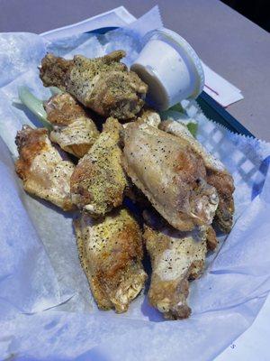 Freezer burnt lemon pepper wings