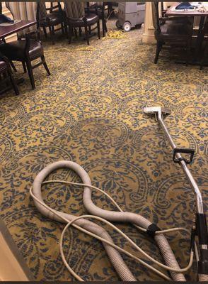 Commercial carpet cleaning