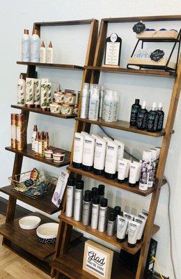 Products sold at the salon