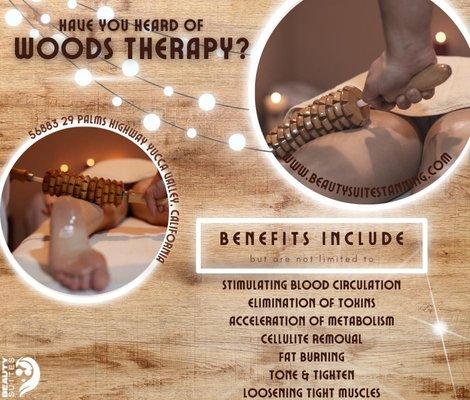 Woods therapy and lymphatic drainage available at beauty suites