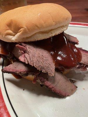 Beef Brisket sandwich