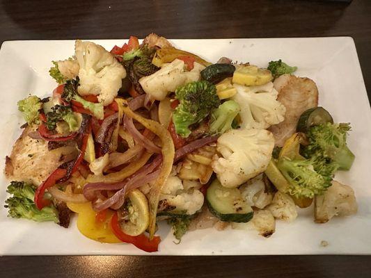 Lago Special (tilapia, mixed vegetables)