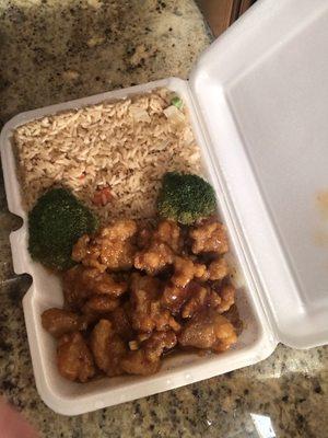 This is the General tso's chicken ......