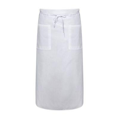 White Bistro Apron w/2 pockets