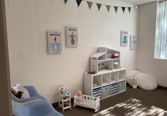 One of our play therapy rooms