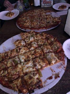 Great thin crust tavern pizza