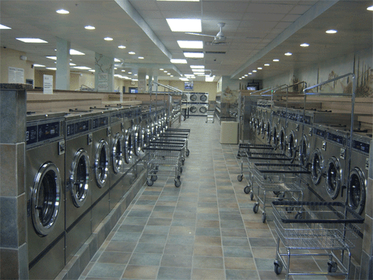 Looking for a Clean and Safe Laundromat?  Try Time To Wash with 115 machines there is no waiting ever !