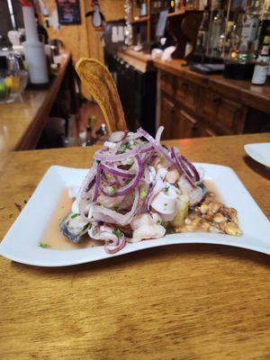 Seafood ceviche