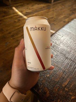 Makku rice wine mango flavor