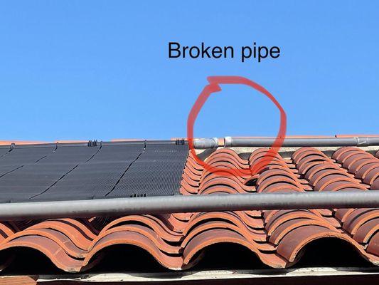 Solar Heating Broken 2 Years (Gas heat works mid summer)