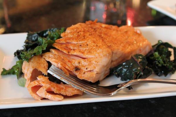 Perfectly Cooked Salmon (picture courtesy SJK)