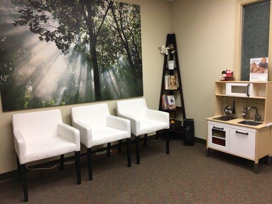 Our new expanded waiting area