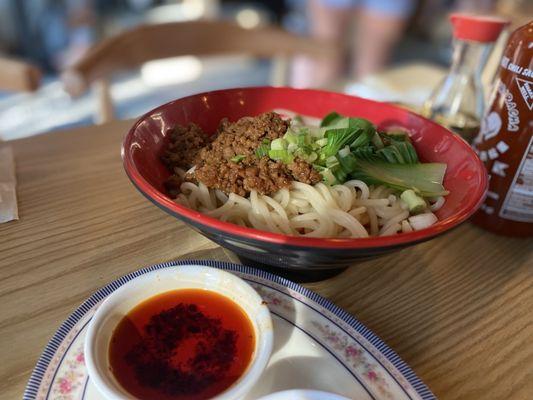 Chili Oil Beef Noodle Soup