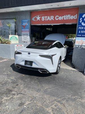 Smog check inspection