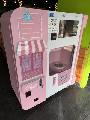 Fun cotton candy machine!