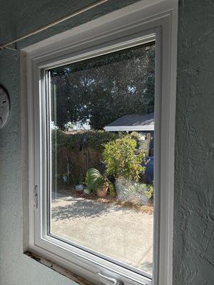 Bedroom casement window