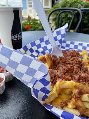 Bacon cheese fries