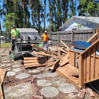 Before Jacuzzi Demo Land O Lakes