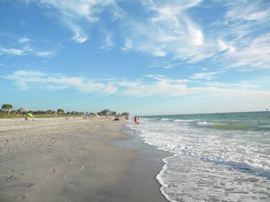 Gulf coast beach.