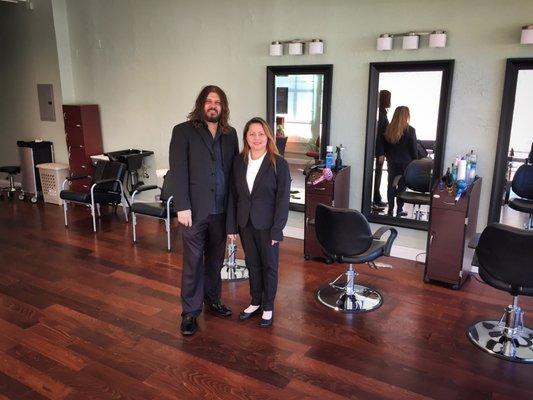 Our salon is friendly, clean and professional.