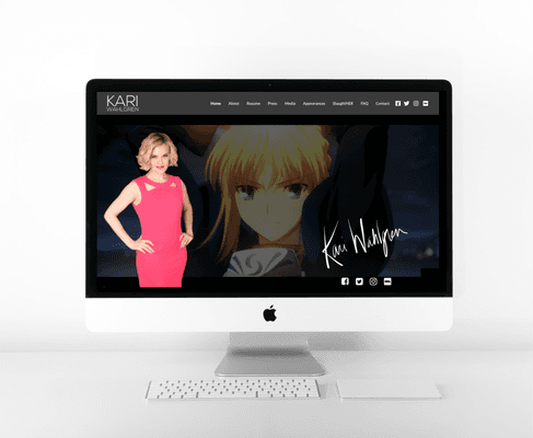 Kari Wahlgren Website