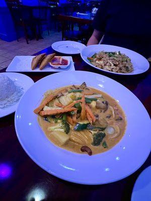 Massaman curry, Drunken noodles, Golden triangles