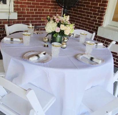 Patio at the mansion