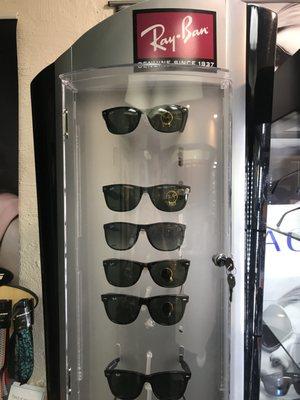 Our display of classic Ray - Bans