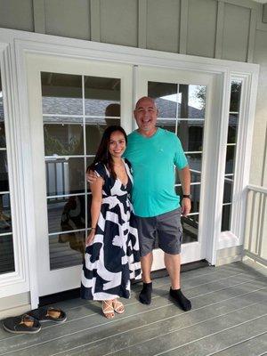 My wife and the best realtor on Oahu, John Davis! Thanks for the wonderful home!